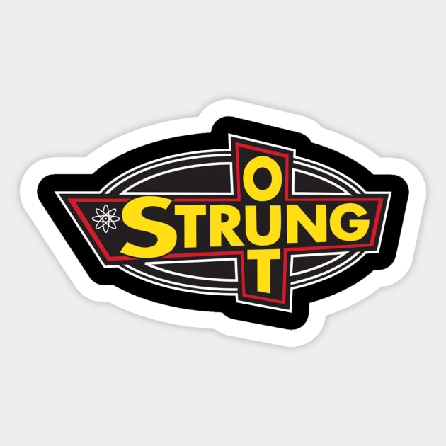 strung out Sticker by Ripaldo Bawean